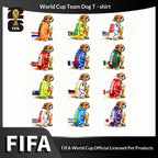 FIFA officially licensed pet supplies, comfortable dog clothes and T-shirts in various sizes from different countries to support the World Cup
