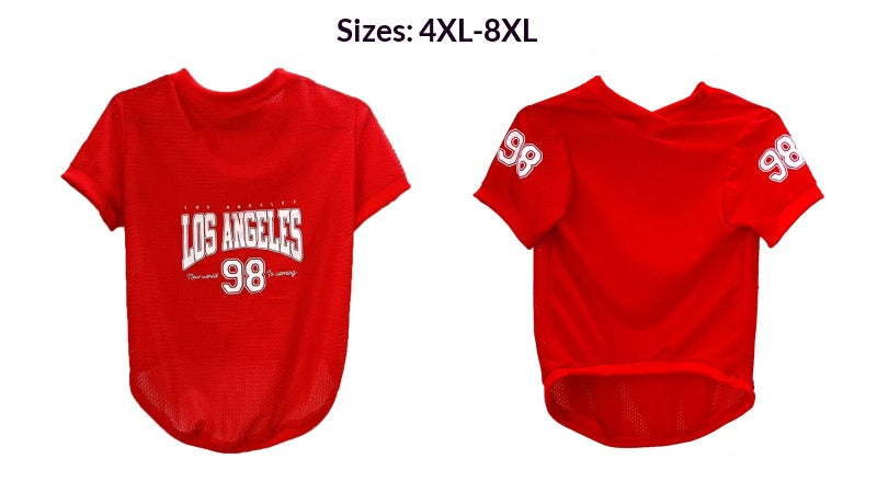 2025 New American Style Pet Clothing: Breathable Mesh Thin Dog T-Shirt for Teddy, Corgi, and Schnauzer - Cooling Style