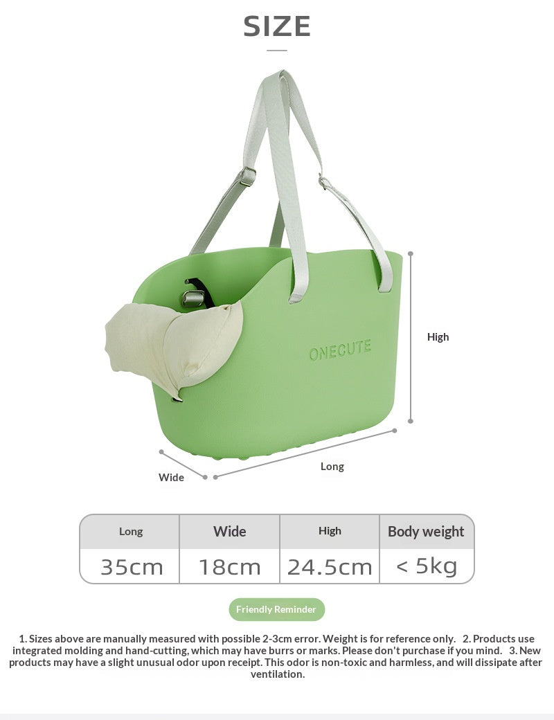 Small pet portable dog outdoor bag, hand-held shoulder cat/dog pet bag, outdoor portable cat/dog pet bag, summer