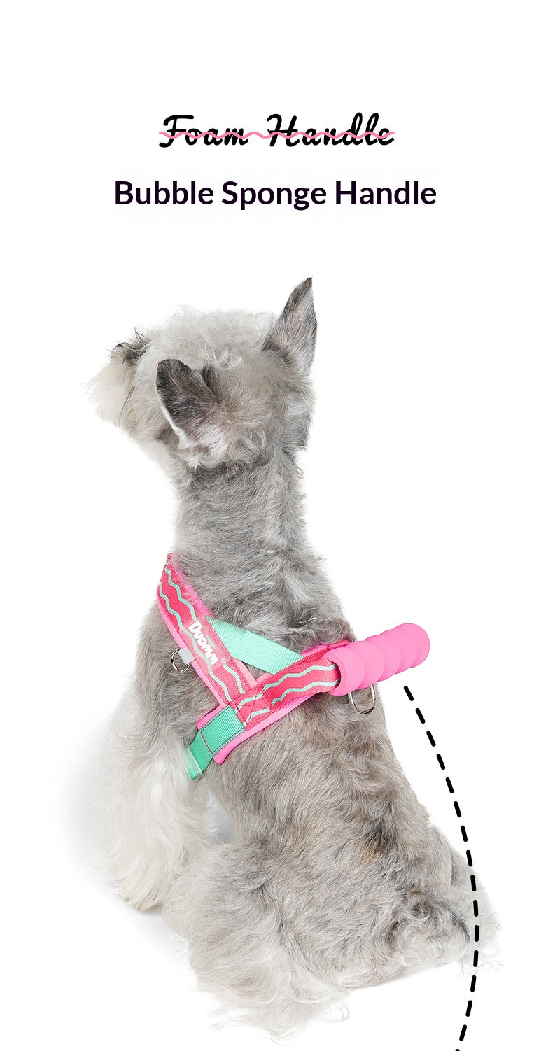 Durable T-shaped comfortable dog leash, dog harness, vest, pet walking leash for small and medium-sized dogs