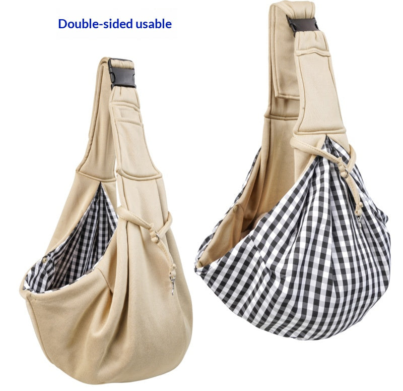 Cross-border new foldable cat bag, pet supplies crossbody dog backpack outdoor portable wholesale pet bag