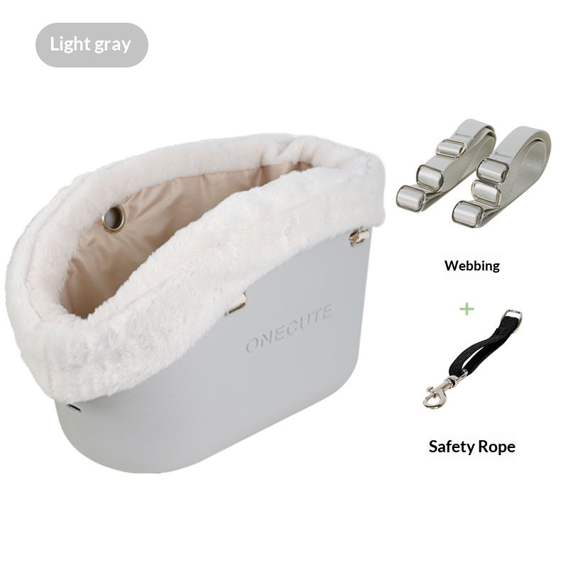 Small pet portable dog outdoor bag, hand-held shoulder cat/dog pet bag, outdoor portable cat/dog pet bag, summer