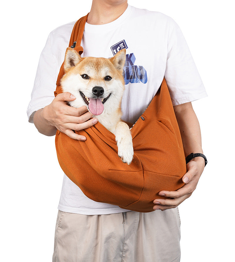 Cross-border new foldable cat bag, pet supplies crossbody dog backpack outdoor portable wholesale pet bag
