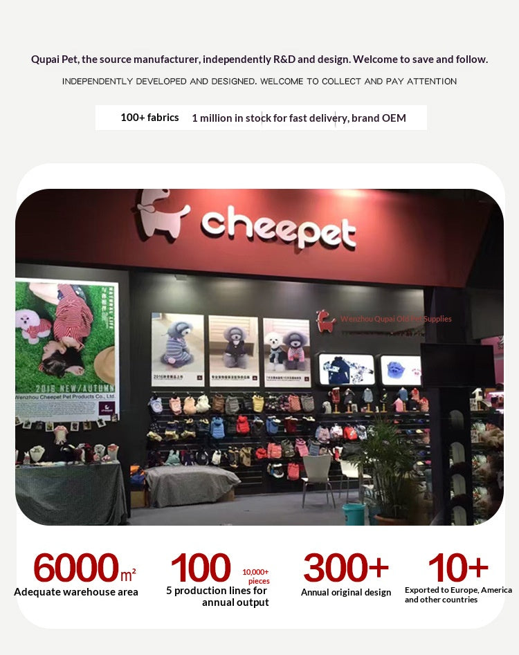 Factory direct customization of outdoor waterproof four-legged dog raincoats, OEM and private label hooded dog clothes