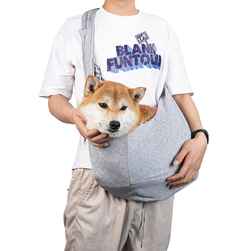 Cross-border new foldable cat bag, pet supplies crossbody dog backpack outdoor portable wholesale pet bag