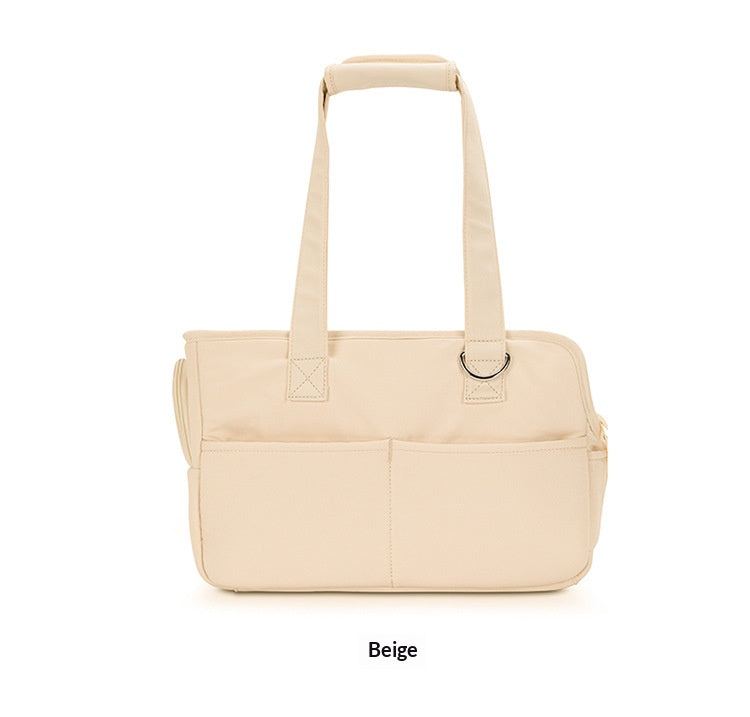 Winter Warmth Pet Bag Single Shoulder Bag Cat Bag Cross-Shoulder Dog Bag Warm and Portable Pet Bag with Thick Handle