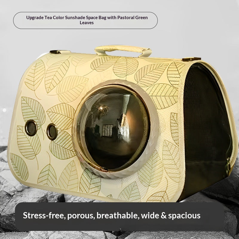 Cat bag pet travel backpack single shoulder double-sided opening large capacity breathable supplies wholesale portable pet backpack