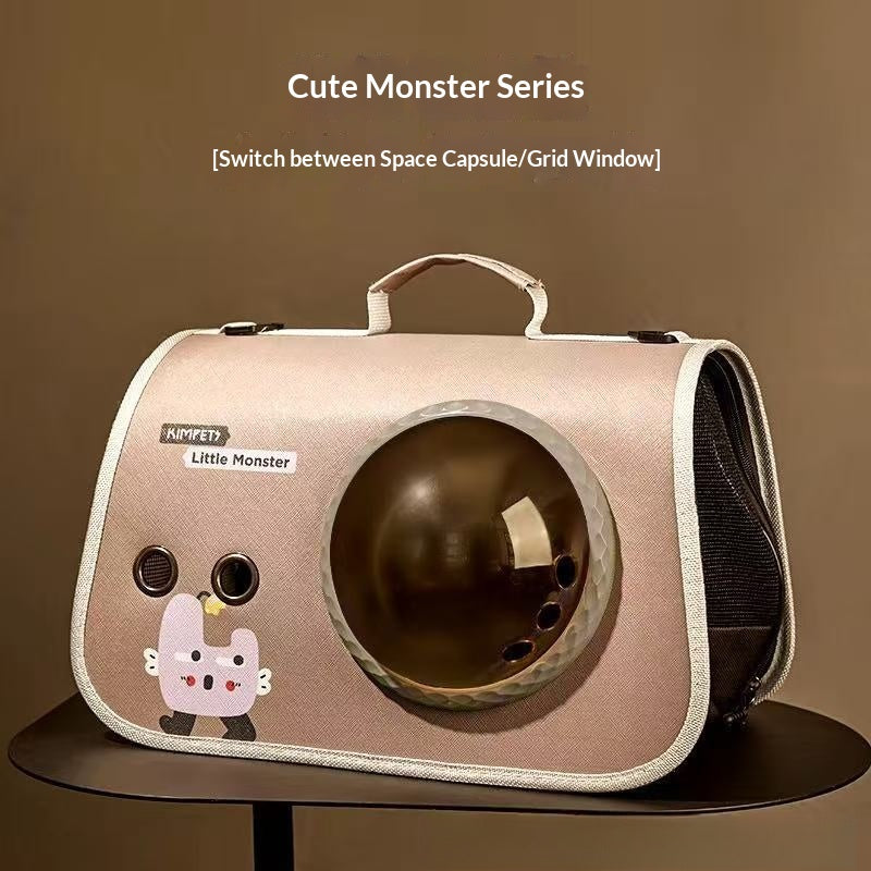 Cat bag pet travel backpack single shoulder double-sided opening large capacity breathable supplies wholesale portable pet backpack