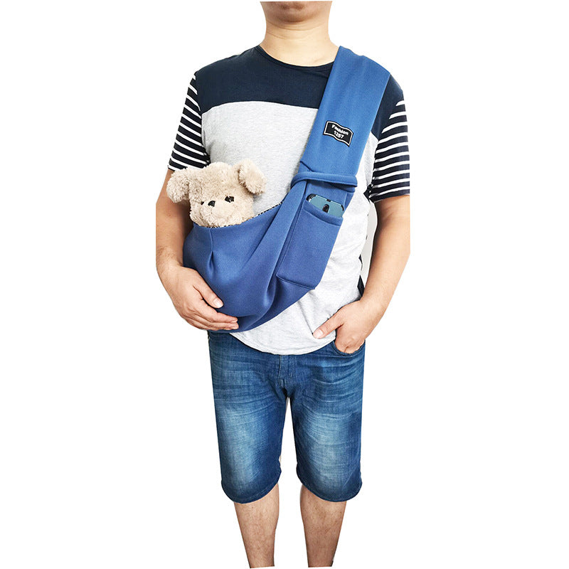 Cross-border new foldable cat bag, pet supplies crossbody dog backpack outdoor portable wholesale pet bag