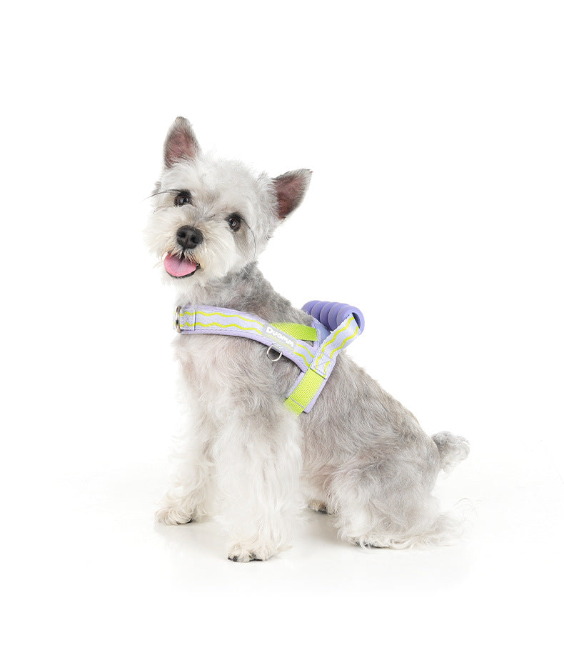 Durable T-shaped comfortable dog leash, dog harness, vest, pet walking leash for small and medium-sized dogs