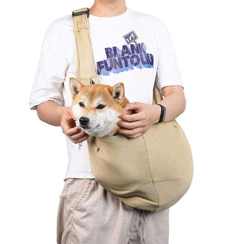 Cross-border new foldable cat bag, pet supplies crossbody dog backpack outdoor portable wholesale pet bag
