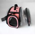 Crossbody pet bag breathable portable cat outdoor bag dog backpack foldable transparent cat bag large capacity travel bag wholesale