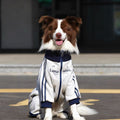 Stylish and trendy new autumn/winter pet clothes for medium and large dogs, including Golden Retriever, Border Collie, and Labrador Retriever fleece-lined warm coats