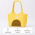 Seasonal pet cute travel canvas bag for small dogs Shih Tzu Teddy outdoor bag dog bag single-shoulder portable cat bag