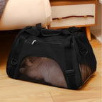 Lightweight, breathable, portable pet carrier/slingback bag/foldable cat bag/cat carrier for easy carrying when out and about.