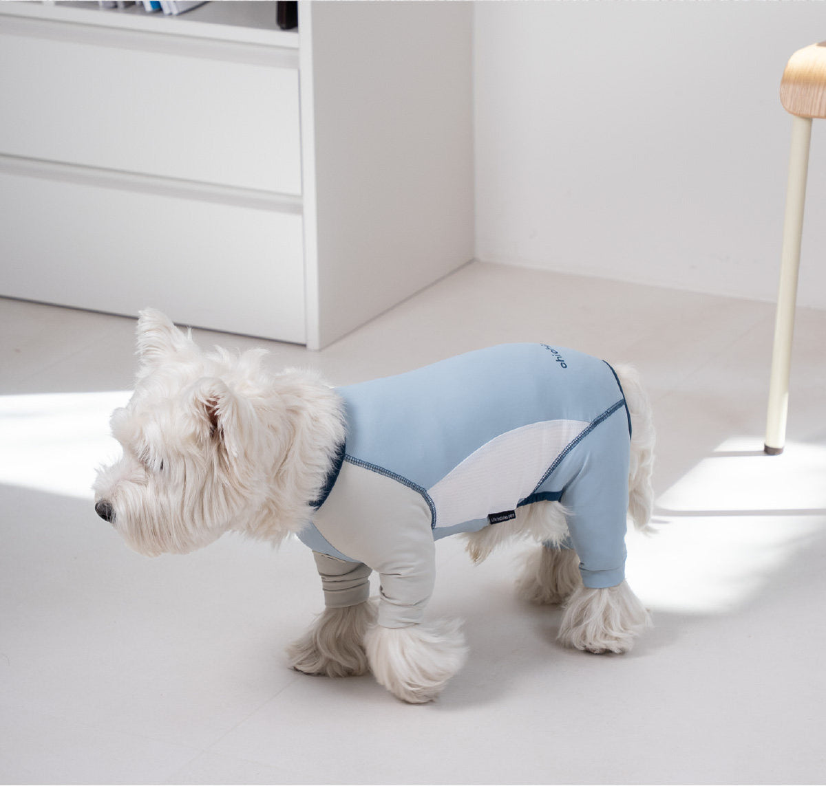 Pet sun protection clothing, four-legged dog cooling clothing, skin-protecting clothing to prevent hair flying and cool down, suitable for medium and large dogs in summer