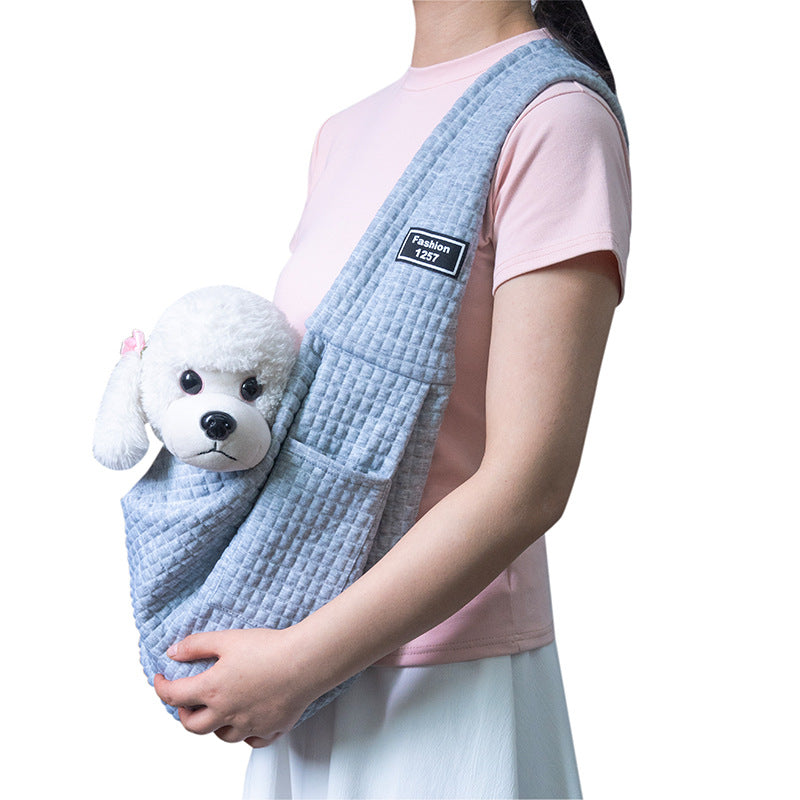 Cross-border new foldable cat bag, pet supplies crossbody dog backpack outdoor portable wholesale pet bag