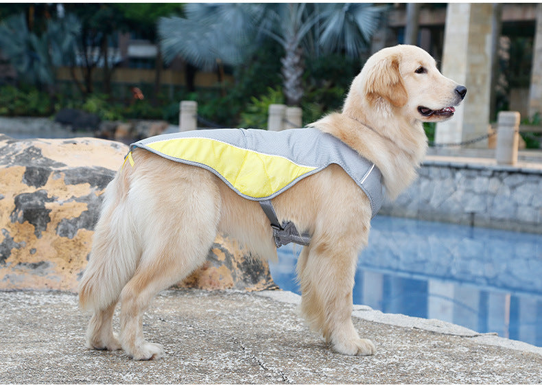 Cross-border factory direct sales of dog cooling vests, pet clothes, summer breathable pet heatstroke prevention and cooling dog clothes