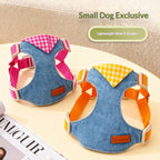 Dog leash, harness, vest style, for small dogs like Bichon Frise and Pomeranian, pet harness, dog leash, pet supplies