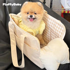 Winter Warmth Pet Bag Single Shoulder Bag Cat Bag Cross-Shoulder Dog Bag Warm and Portable Pet Bag with Thick Handle