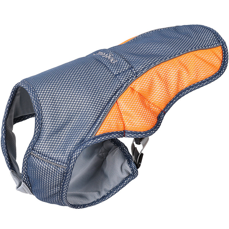 Cross-border factory direct sales of dog cooling vests, pet clothes, summer breathable pet heatstroke prevention and cooling dog clothes