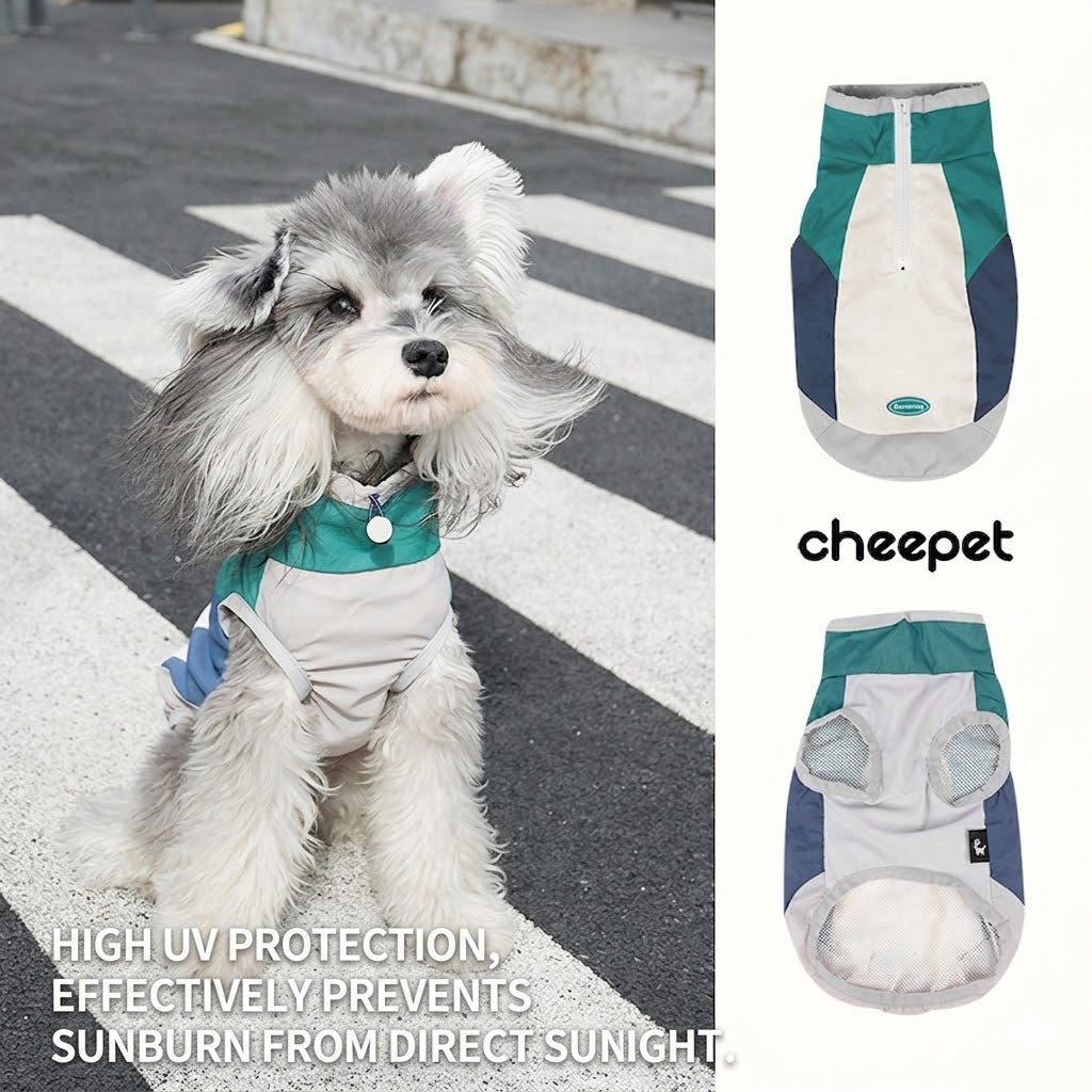 New summer pet sun protection clothing, thin and breathable skin-protecting shirt for small and medium-sized dogs, wholesale