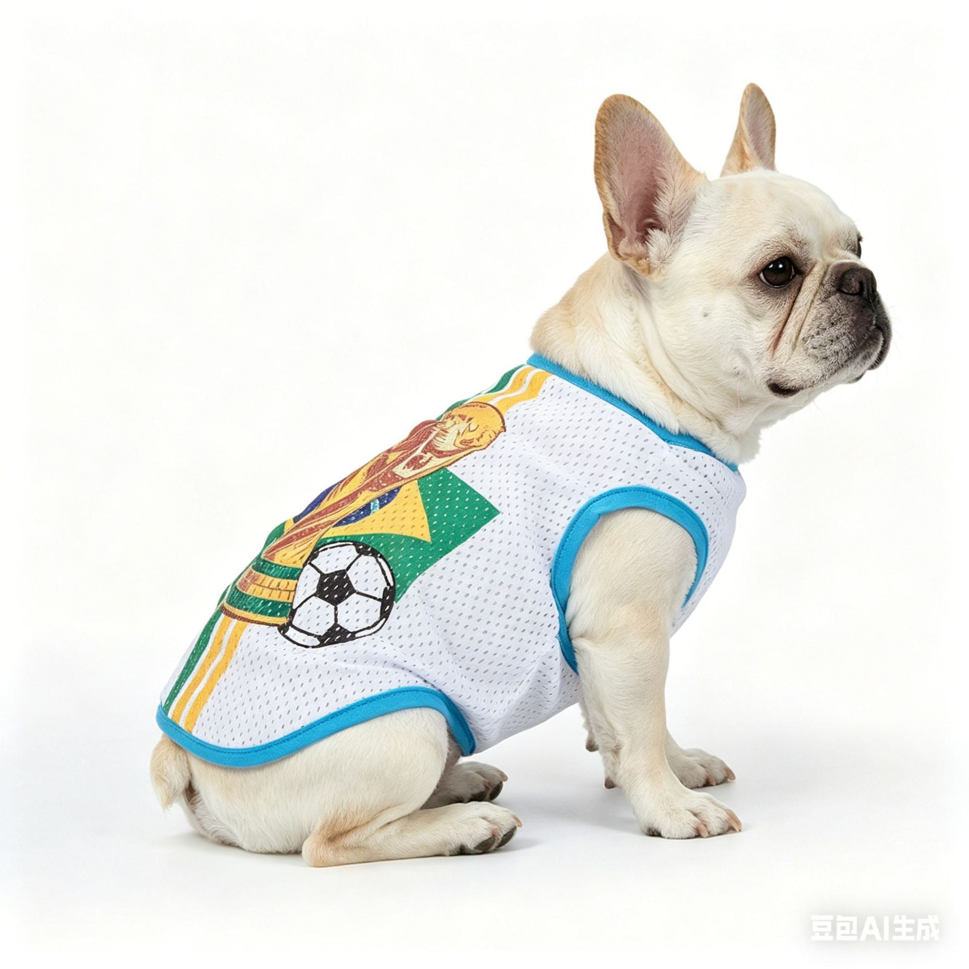 Cross-border hot-selling summer new arrivals World Cup pet jerseys, puppy uniforms, breathable vests, dog clothes