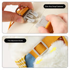 Dog leash, harness, vest style, for small dogs like Bichon Frise and Pomeranian, pet harness, dog leash, pet supplies