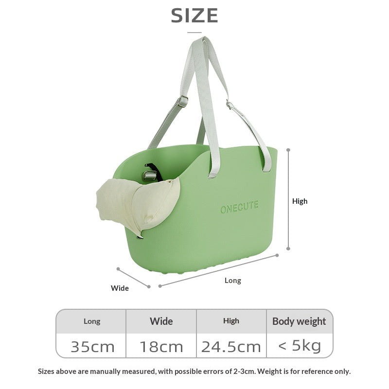 Small pet portable dog outdoor bag, hand-held shoulder cat/dog pet bag, outdoor portable cat/dog pet bag, summer