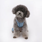 New Jacquard Denim Overalls for Schnauzers, Teddy Bears, and Bichon Frises