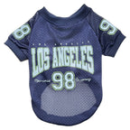 2025 New American Style Pet Clothing: Breathable Mesh Thin Dog T-Shirt for Teddy, Corgi, and Schnauzer - Cooling Style