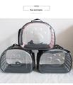 Crossbody pet bag breathable portable cat outdoor bag dog backpack foldable transparent cat bag large capacity travel bag wholesale