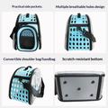 Crossbody pet bag breathable portable cat outdoor bag dog backpack foldable transparent cat bag large capacity travel bag wholesale