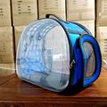 Crossbody pet bag breathable portable cat outdoor bag dog backpack foldable transparent cat bag large capacity travel bag wholesale