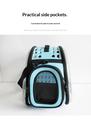 Crossbody pet bag breathable portable cat outdoor bag dog backpack foldable transparent cat bag large capacity travel bag wholesale